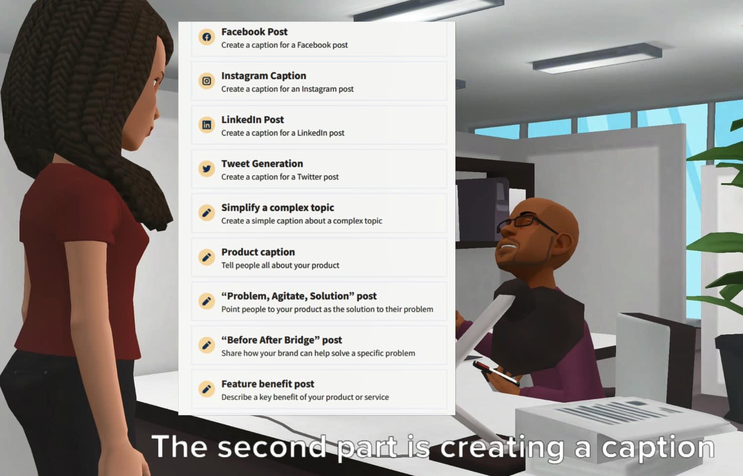Hootsuite OwlyWriter Artificial Intelligence social media network captions