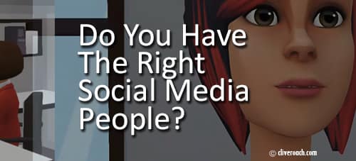 What roles are key for a social media team?