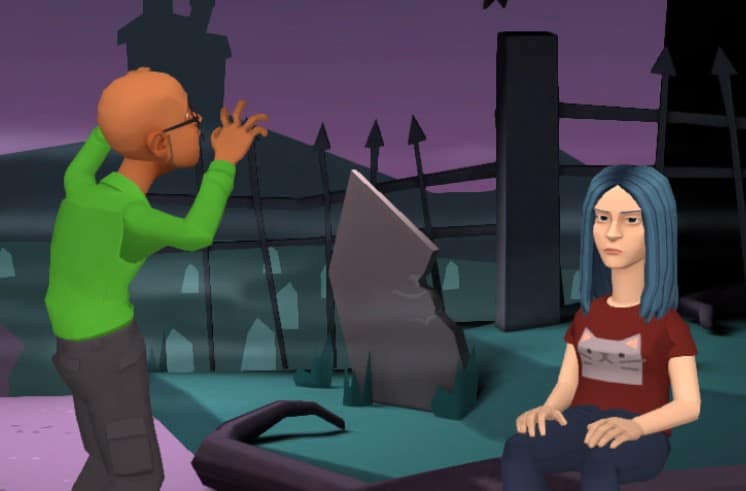 Ieva and Clive - Halloween social media statistics.